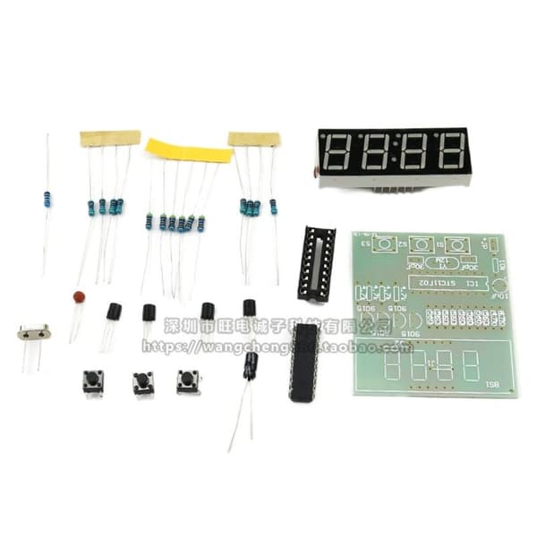 Reservedele firecifret ursæt 4 Bit Digital LED