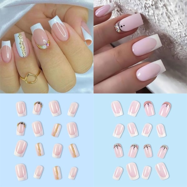 French Fake Nails False Nail 1 1 1