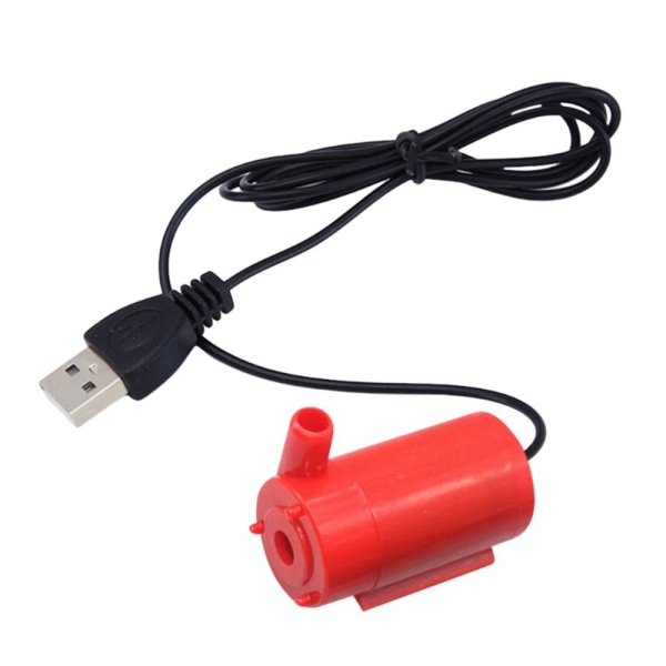 2kpl DC 5V uppopumppu PUNAINEN Red