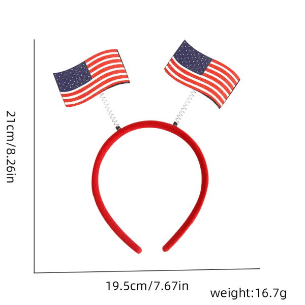3 st Independence Day Headwear Flag Hårband 1 1 1