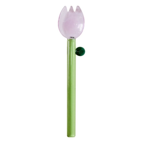 Mjölkskedar i glas Blomtesked A A A