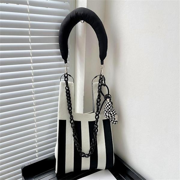 Mulepose Knot Håndledstaske SORT black