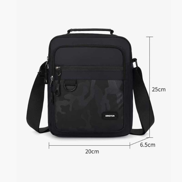 Messenger Bag Travel Crossbody Bags SVART black