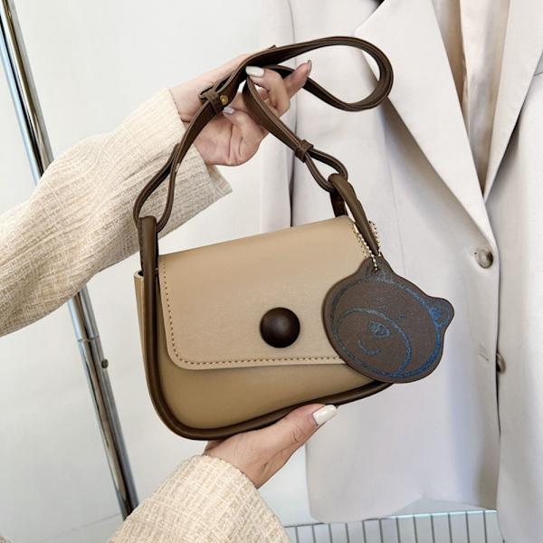 Skuldertasker Små håndtasker KHAKI khaki