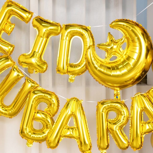 Eid Ballonger Islamiska Muslimska partiet Dekorationer Ramadan dekoration 71pcs