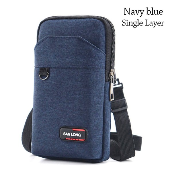 Taljetaske Talje Fanny Pack NAVY BLÅ ENKELT LAG ENKELT LAG navy blue Single Layer-Single Layer