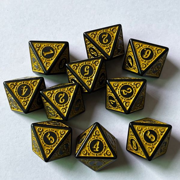 10 kpl set Noppapelit PUNAINEN red