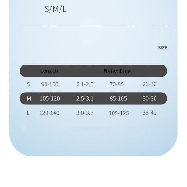 Midjestödsbälte Midjeskydd SVART L L black L-L