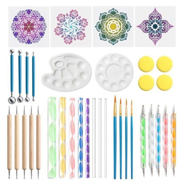 36 kpl / set Mandala Dotting Tool Painting Brush Art Pen