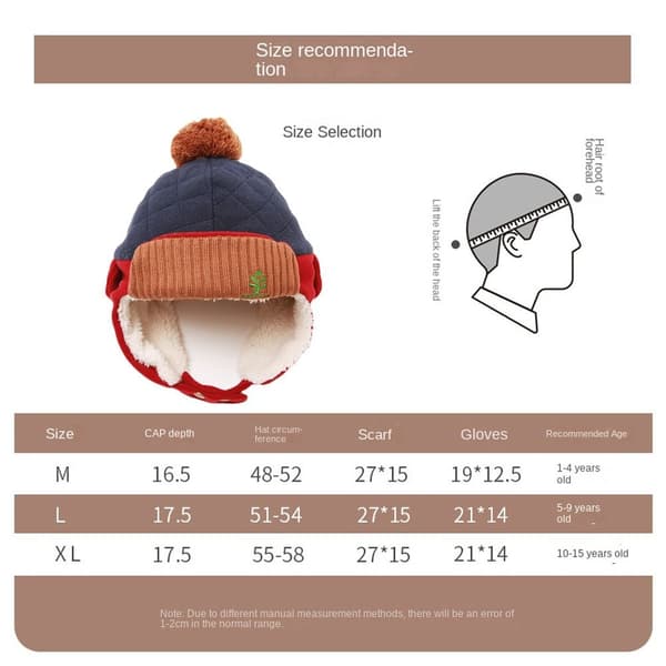 Babylue vinterlue BLÅ M blue M