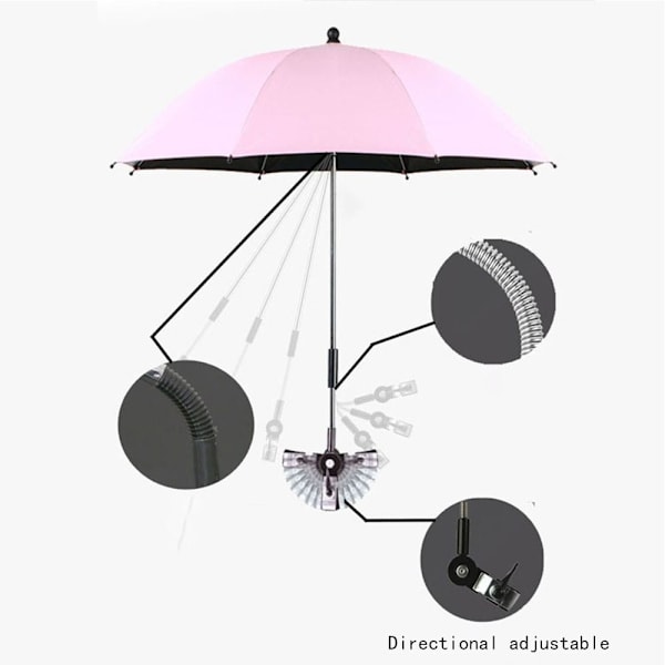Sun Shade Baby Parasoll ROSA Pink