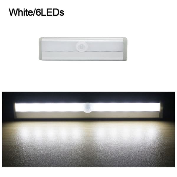 Rörelsesensor Infrarött ljus VIT 10LEDS 10LEDS White 10LEDs-10LEDs