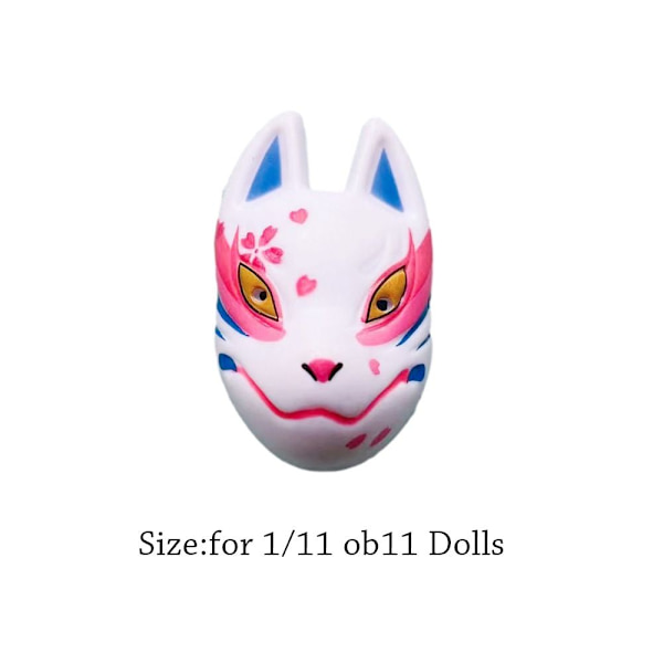 Söt mask docka rävmask 3 3 3