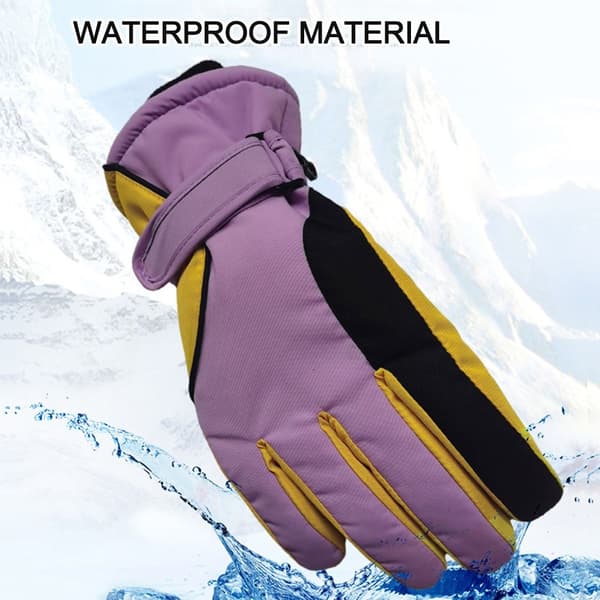 Skihandsker Langærmede vanter LYS LILLA light purple