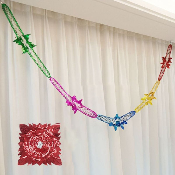 2/4/8 stk metalfolie krans loftskrans A-2.8M 8 stk. A-2.8M A-2.8m 8Pcs