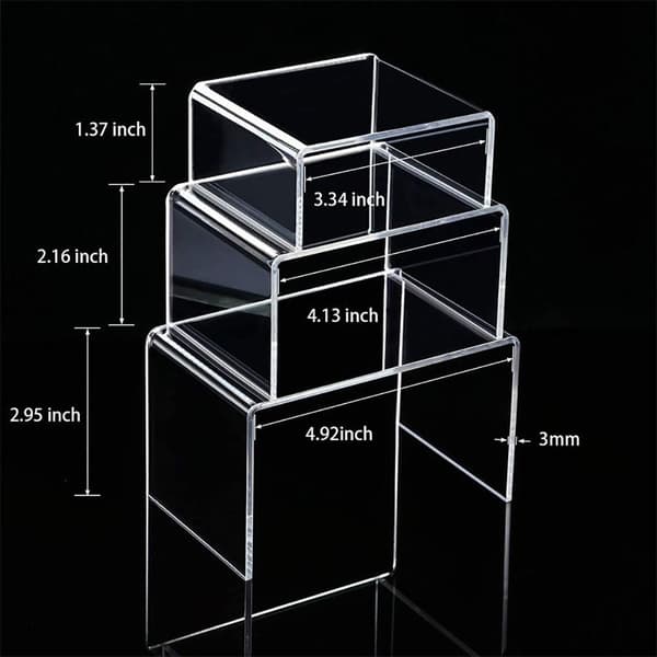 Display Hylla Display Risers Clear Riser