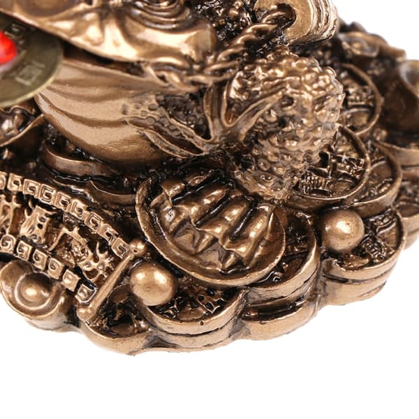 Feng Shui Padde Penger BRONSE Bronze