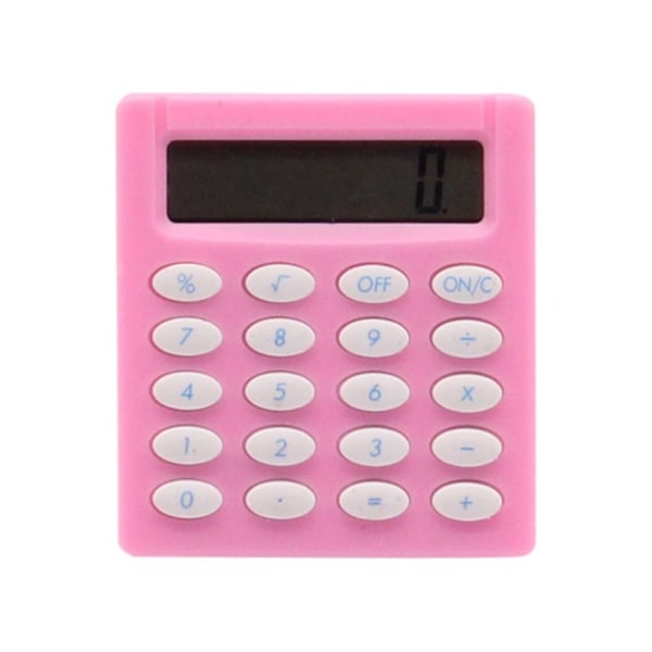3 STK Mini Lommeregner Videnskabelige Lommeregner PINK Pink