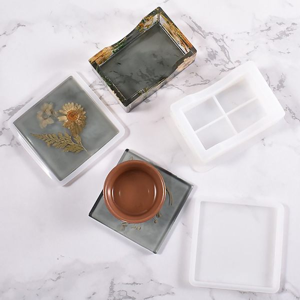 5 Stk/sett Resin Form Sett Coaster Form RUND SETT RUND SETT Round Set