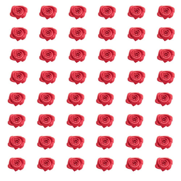 50 st Satin Ribbon Rosor Mini Blommor Små Rosetter