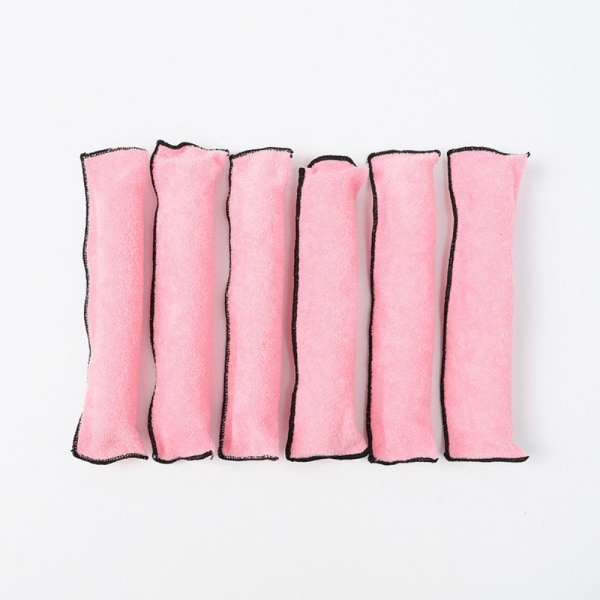 Non-Heat Curling Irons Heatless Curl Stick ROSA Pink
