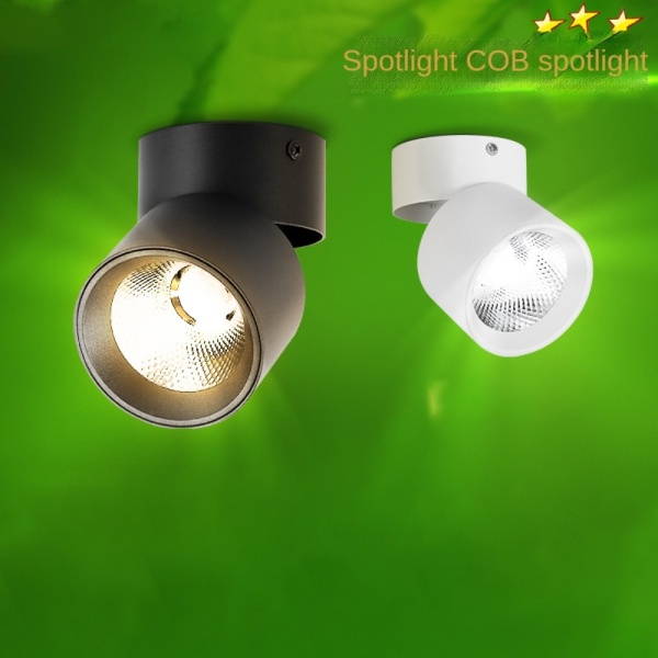 Spot LED Spots Lampe SORT 10W KOLDLYS 10W KOLDT LYS black 10W Cold Light-10W Cold Light