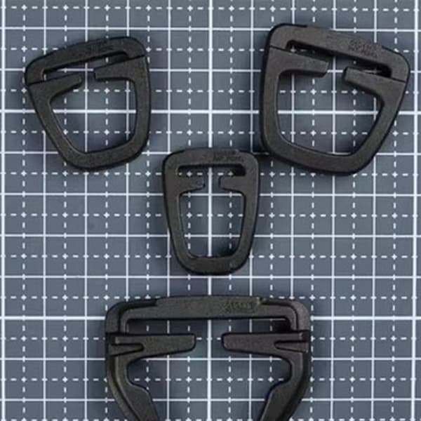 4 stk Webbing stropp Spenne Glidefeste 25MM 25mm