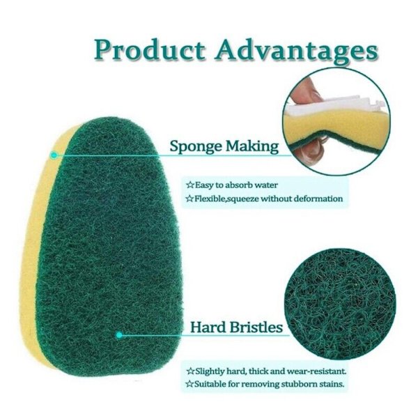 Puhdistusharja Sponge Eraser Pot Brush