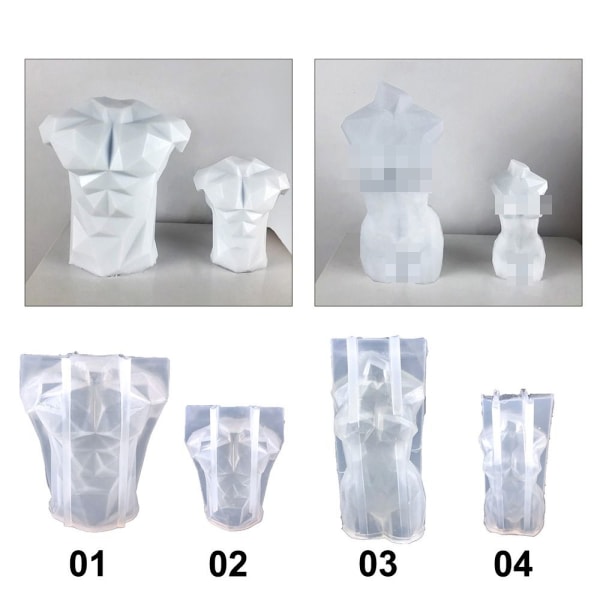 3D Body Silikone Form Lyseform 02 02 02