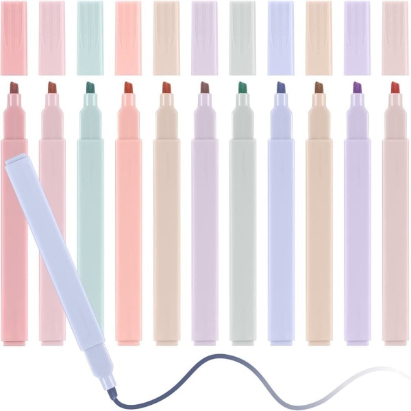 6 stk Pastel Highlighters Highlighters Penne 2 2
