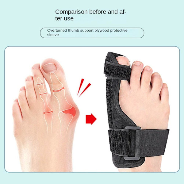 Tå Valgus Corrector Tåseparator HØJRE HØJRE Right