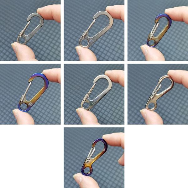 D Karbinhake D-Ring Nyckelring 1 1 1