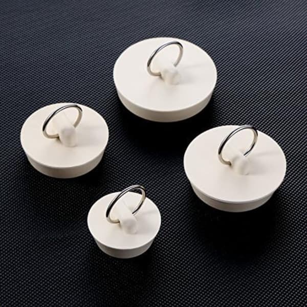 8 stk. Badekaravløpsstopper Gummi Vaskestopper Badekarplugg 8pcs