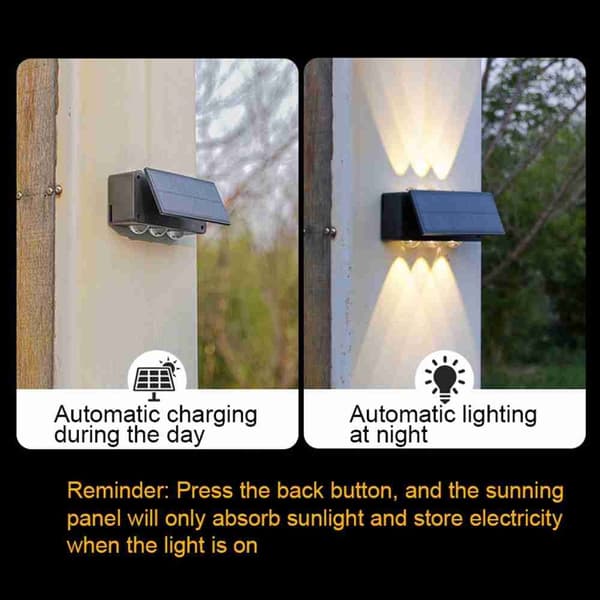 Solar Wall Light Step Light Portaat LED-valot