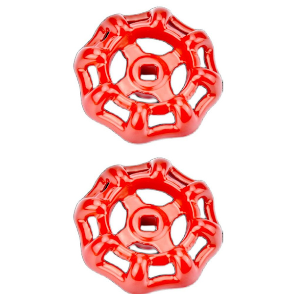 2kpl pyöreä pyörän kahva Letku Bib Kahva Vesitappikahva 2Pcs