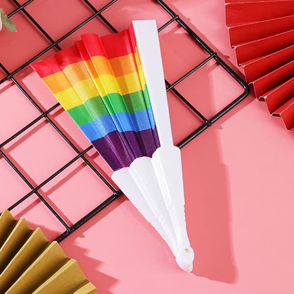 Rainbow Fans Rainbow Hand Fan A A A
