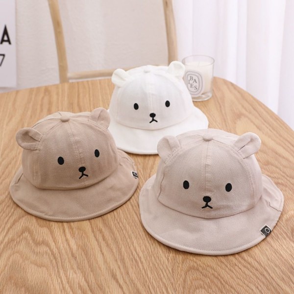 Baby Bucket Hat Solhatt VIT White