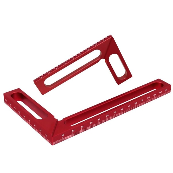 Puuntyöstöviivain Oikeakulmainen viivain 160mm 160MM