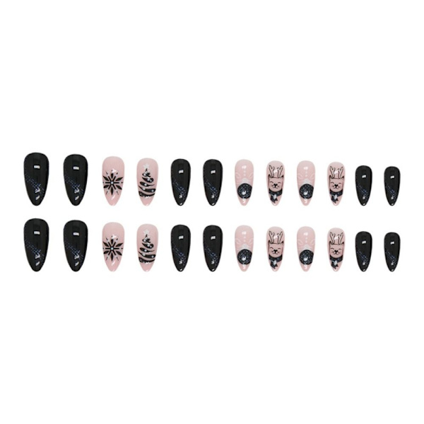 Tekokynnet Fake Nials Press on Nails W1212