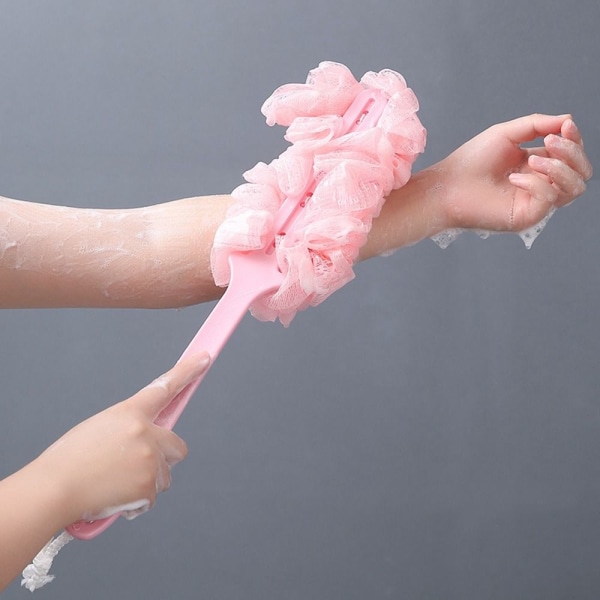 Langhåndtak badebørste Body Wash Brush ROSA pink