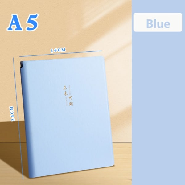 Whiteboard-anteckningsbok Med Whiteboard-penna Radera tyg A4-BLÅ A4-Blue