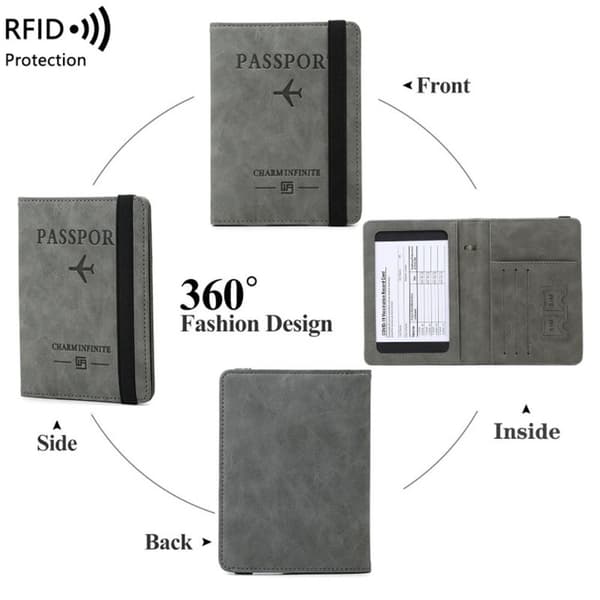 RFID Passfodral Passklämma GRÖN green
