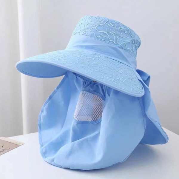 Solhatt Damhattar MARINBLÅ navy blue