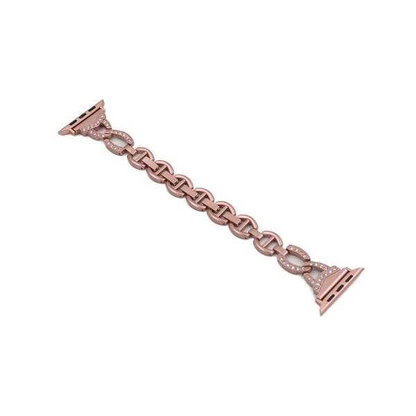 Watch Watch Metal Bling Diamond Armband ROSA Pink