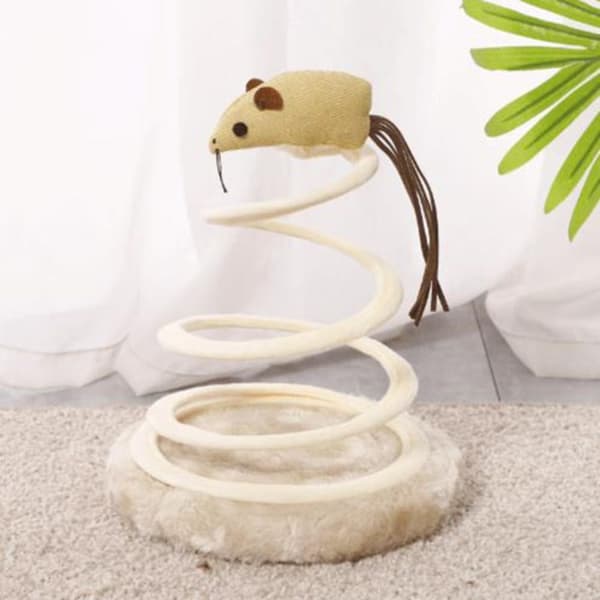 Springing Cat Toy Claw Scratcher 03 03 03