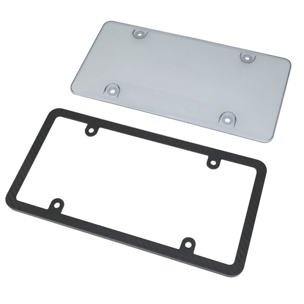 Nummerskylt Cover Nummerskylt Ram TRANSPARENT PC PC TRANSPARENT PC-PC