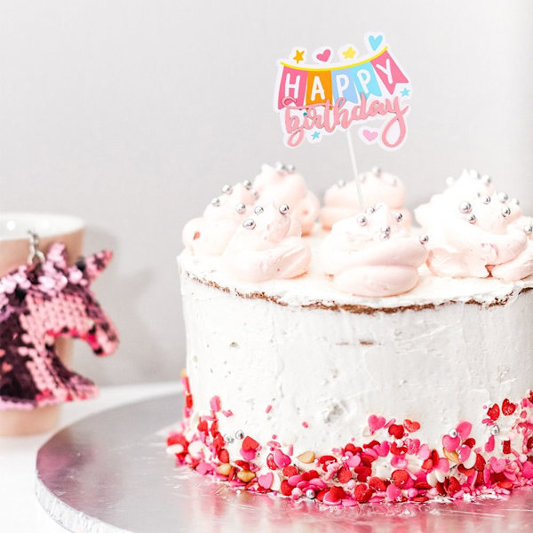 10 stk Cake Topper Kakedekorasjonsflagg 01 01 01