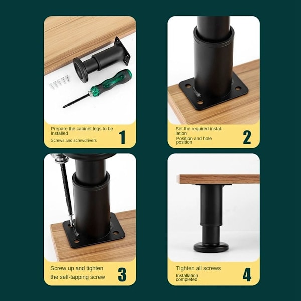 Møbelben Bordfødder STYLE 1 STYLE 1 Style 1