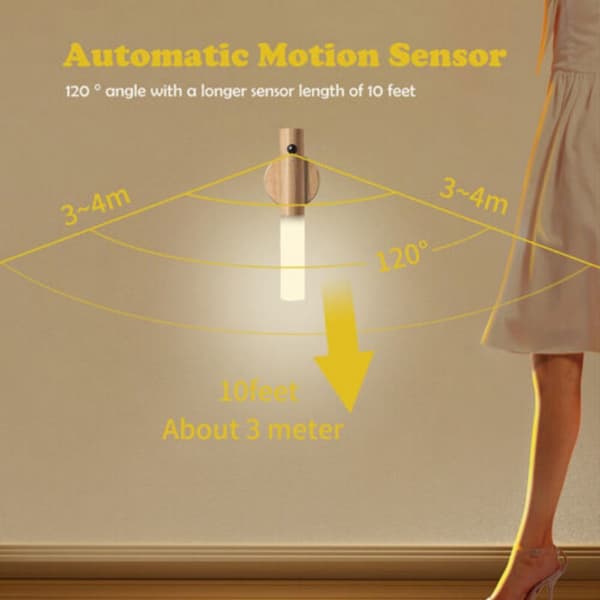Induktion nattljus rörelsesensor BEIGE beige
