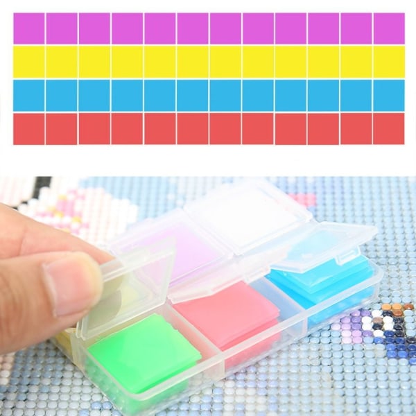 Diamantmaling Lim Clay Borings Multifarvet Multicolor